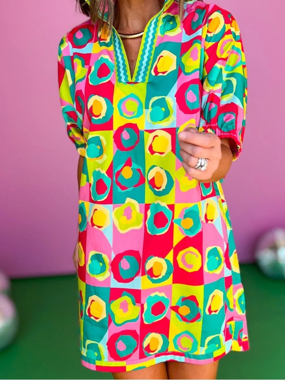 EMILY MCCARTHY  Authenticity Poppy Dress Rhett Pop Large